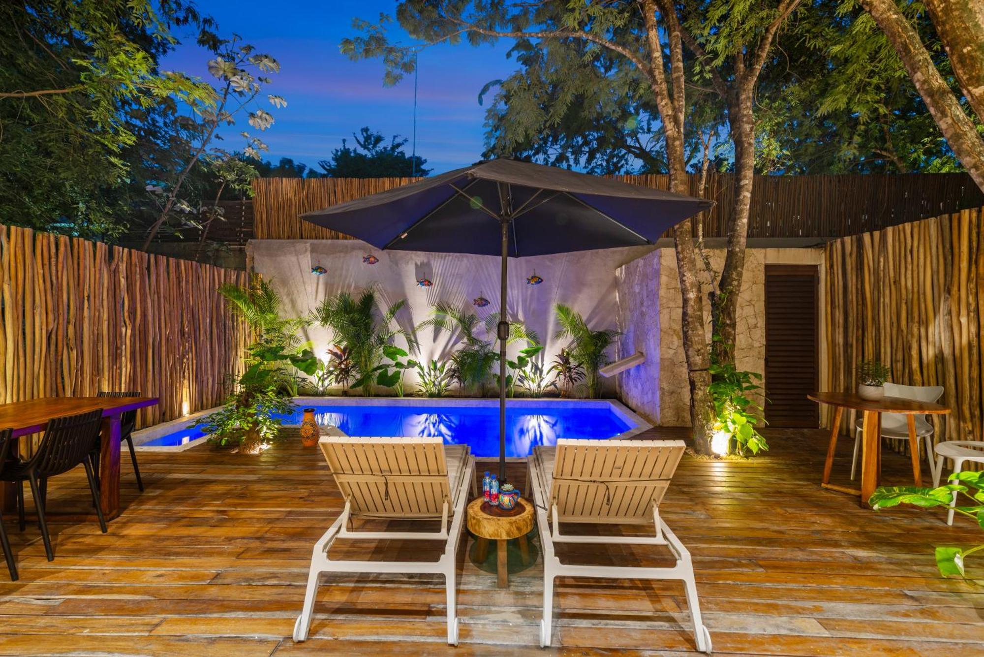 El Rey Loro - Lux 4 Bed Villa @Bluedeertulum Exterior photo